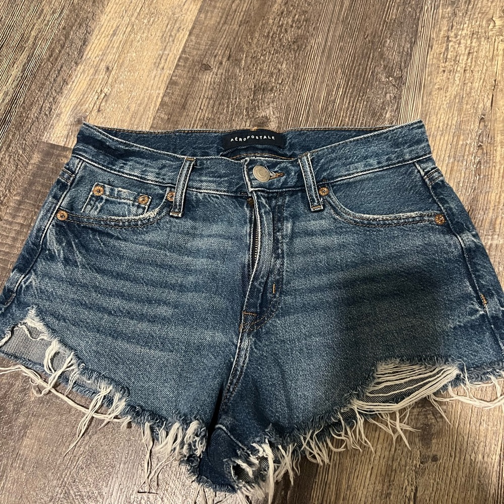 Aeropostale Dark Blue Jean Shorts